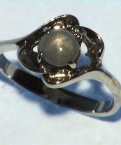 Star Sapphire Sterling Silver Ring.