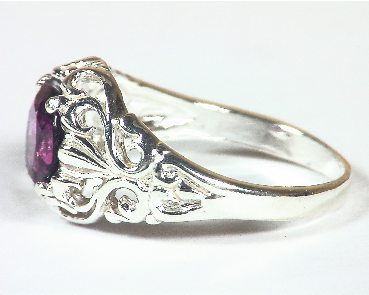 Red Spinel Natural Genuine Gemstone Set in Sterling Silver lady,s Ring RSS,1143 - Image 4