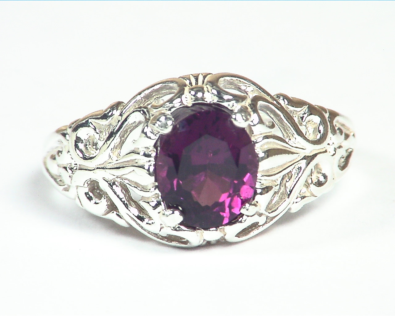 Red Spinel Natural Genuine Gemstone Set in Sterling Silver lady,s Ring RSS,1143 - Image 5