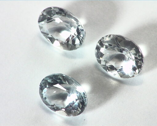 White Topaz Natural Genuine Gemstone Lot 3 pieces 10.08 CT GSG 118 - Image 2