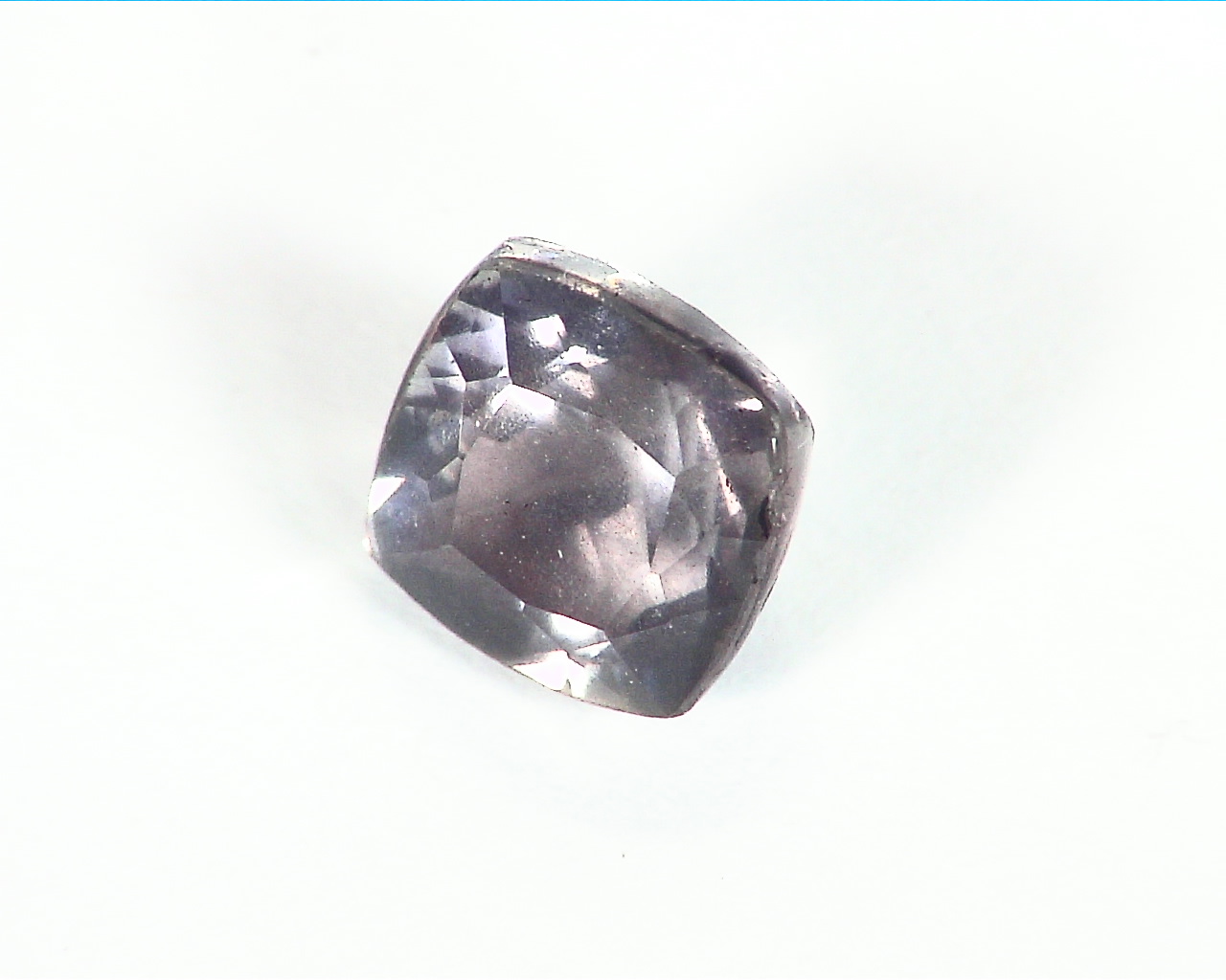 Gray Quartz Faceted Genuine Gemstone 3.26 CT GSG,9 - Image 2