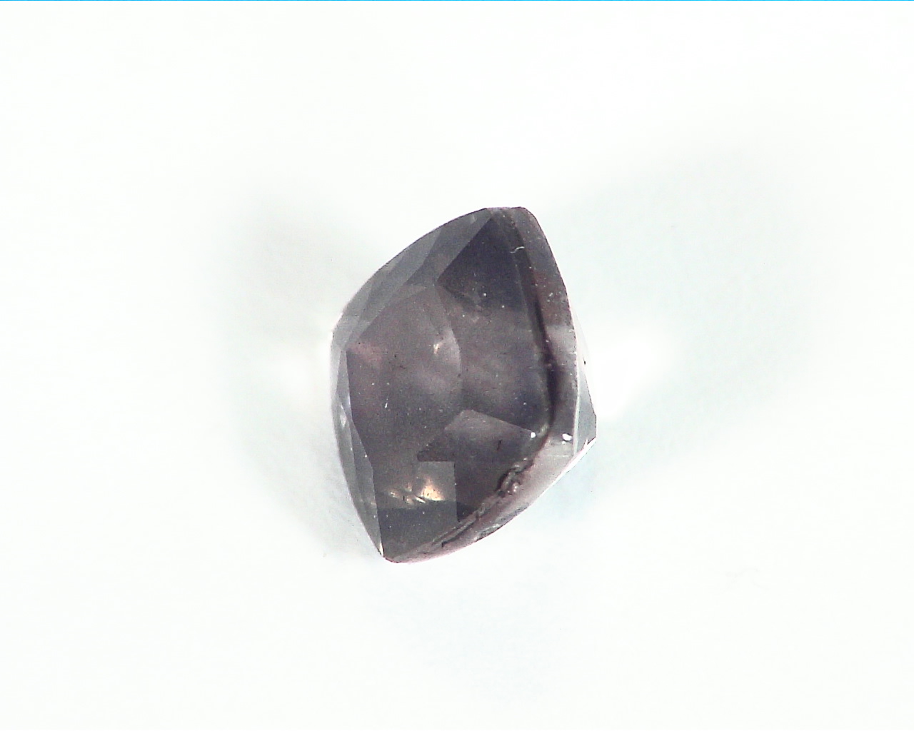 Gray Quartz Faceted Genuine Gemstone 3.26 CT GSG,9 - Image 5