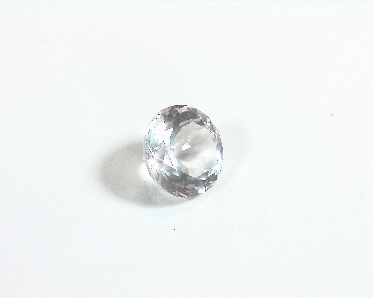 Rose Quartz Round Natural Faceted Genuine Gemstone 1.05 CT GSG,244 - Image 2