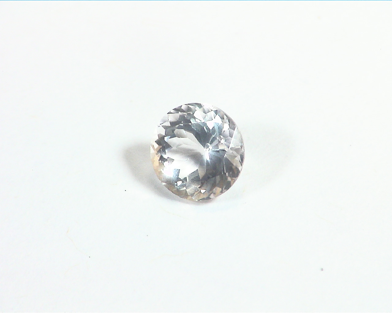 Rose Quartz Round Natural Faceted Genuine Gemstone 1.05 CT GSG,244 - Image 3