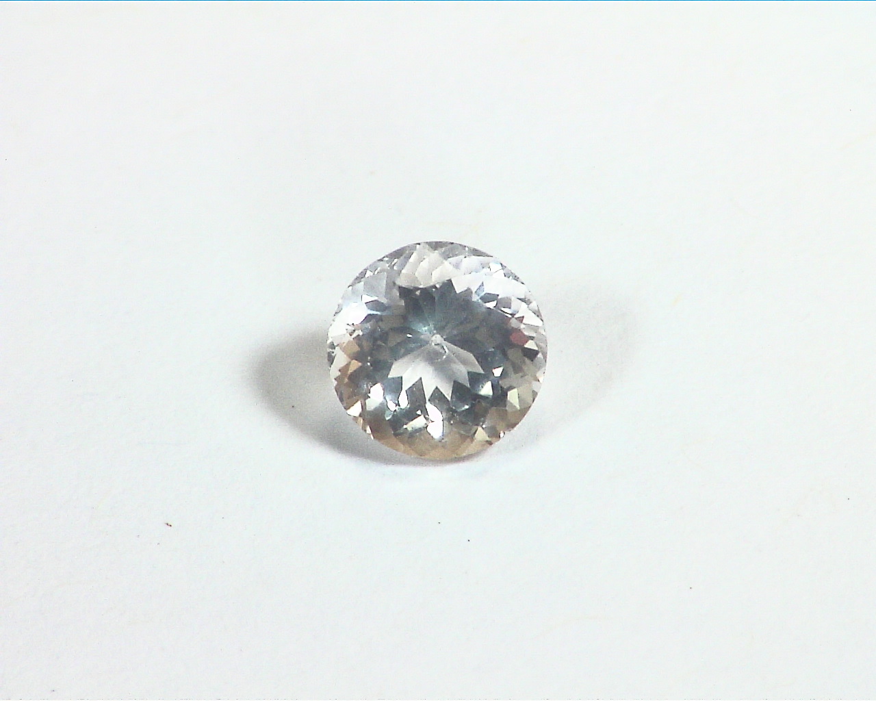 Rose Quartz Round Natural Faceted Genuine Gemstone 1.05 CT GSG,244 - Image 5