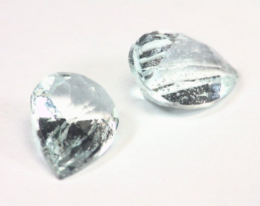 Aquamarine Natural Genuine Gemstone Matched Pair GSG,260 - Image 5