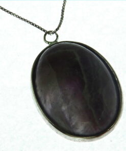 Amethyst Sterling Silver Pendant.