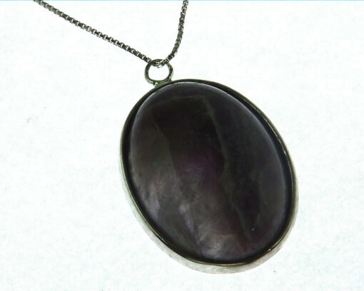 Amethyst Sterling Silver Pendant.