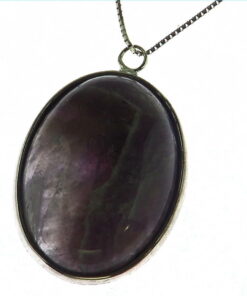 Amethyst Sterling Silver Pendant.