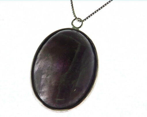 Amethyst Sterling Silver Pendant.