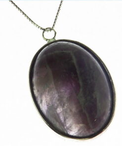 Amethyst Sterling Silver Pendant.