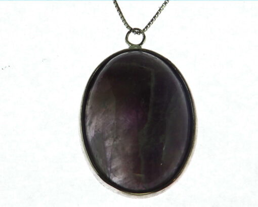 Amethyst Sterling Silver Pendant.