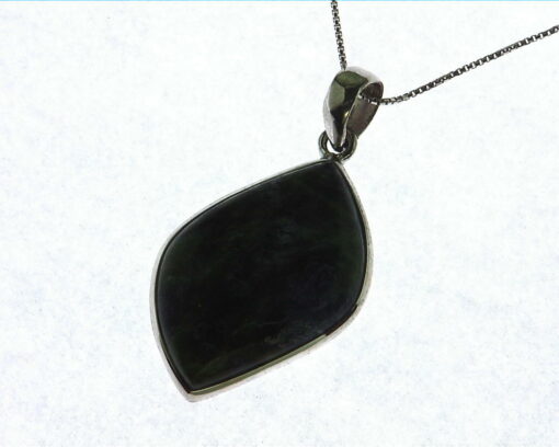 Jade (Australian) National Genuine Gemstone Set in Silver Pendent PSS,1137