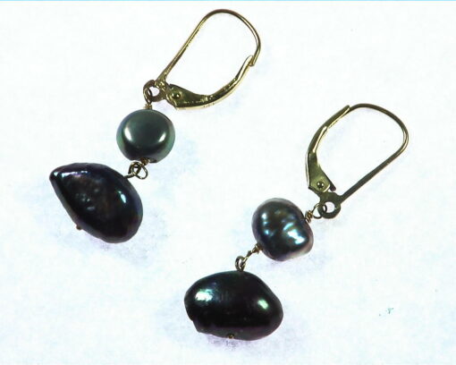 Black Pearl Earrings