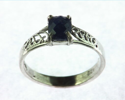 Blue Sapphire Sterling Silver,RSS,1006