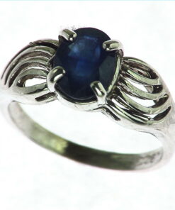 Blue Sapphire Sterling Silver