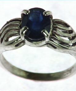 Blue Sapphire Sterling Silver