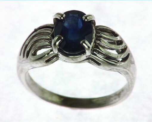Blue Sapphire Sterling Silver