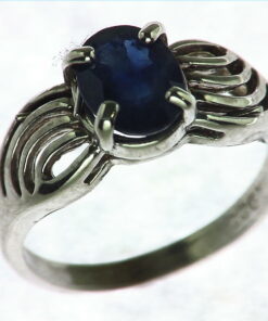 Blue Sapphire Sterling Silver