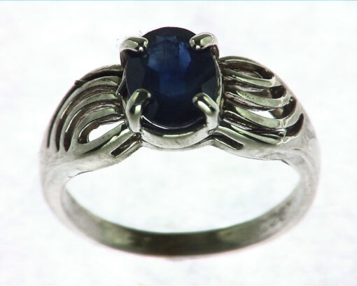 Blue Sapphire Sterling Silver