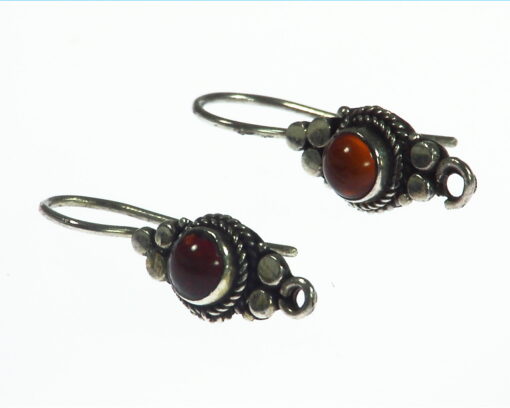 Amber Natural Genuine Sterling Silver Stud Earrings ESS,817