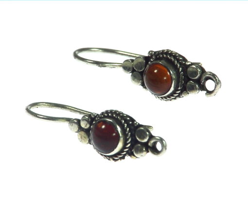 Amber Natural Genuine Sterling Silver Stud Earrings ESS,817