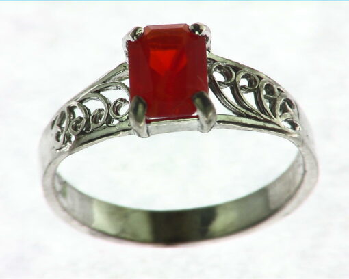 Mexican Fire Opal Ring