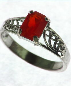 Mexican Fire Opal Ring