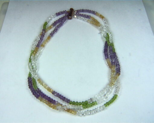 Citrine Quarts Bead Necklace