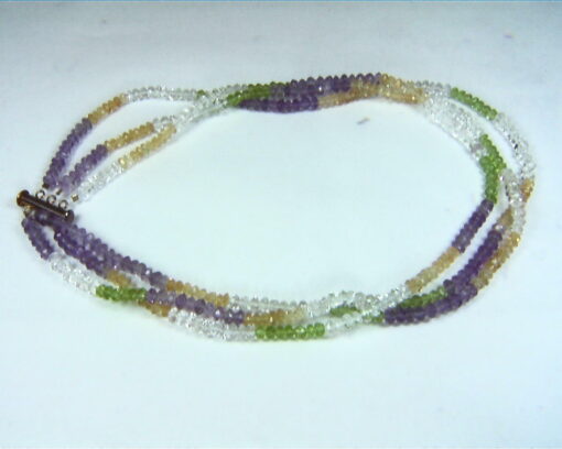 Citrine Quarts Bead Necklace