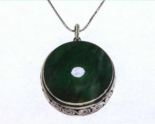 Malachite Sterling Silver Pendent PSS,872