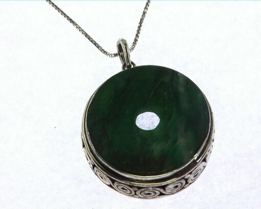 Malachite Sterling Silver Pendent PSS,872