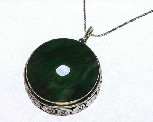 Malachite Sterling Silver Pendent PSS,872