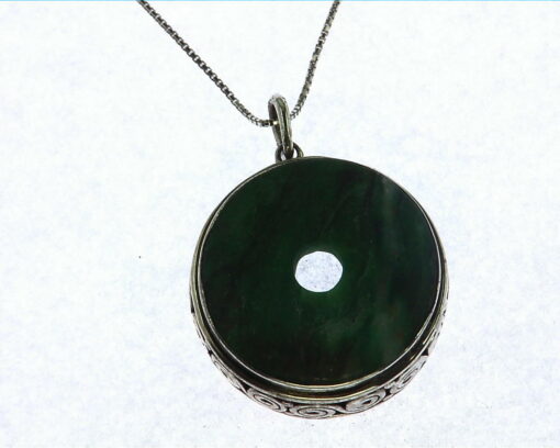 Malachite Sterling Silver Pendent PSS,872