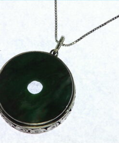 Malachite Sterling Silver Pendent PSS,872