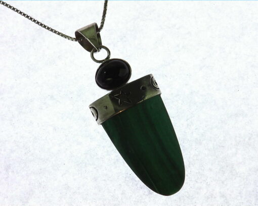 Tiger Eye Mallakite Pendant