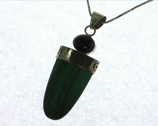 Tiger Eye Mallakite Pendant