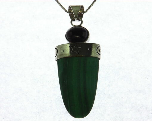 Tiger Eye Mallakite Pendant