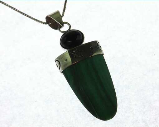 Tiger Eye Mallakite Pendant