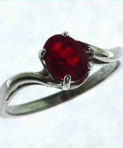 Mexican Fire Opal Sterling Silver Lady,s Ring