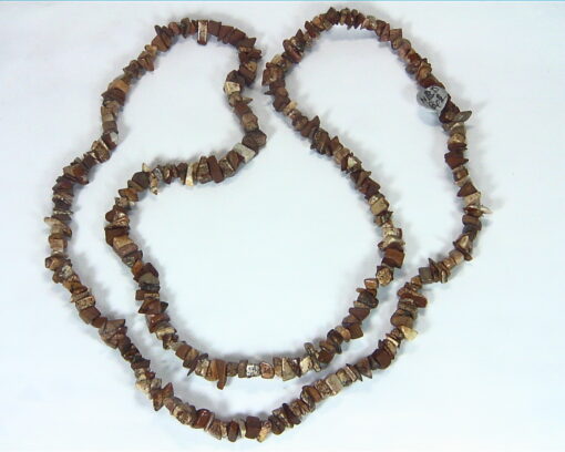 Tiger Eye Natural Genuine Gemstone Tumbled Bead Necklace NBD,842