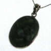 Jade (Australian) National Genuine Gemstone Set in Silver Pendent PSS,1136