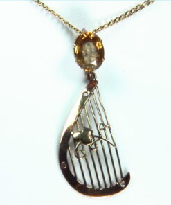 Zircon Gold Pendent