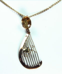 Zircon Gold Pendent
