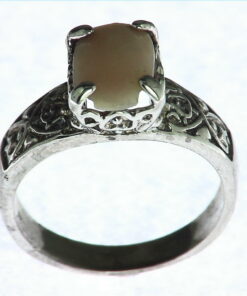 Opal Natural Genuine Gemstone Set in Sterling Silver Ring RSS742