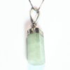 Natural Genuine Aquamarine Crystal Pendant in Sterling Silver PSS,858