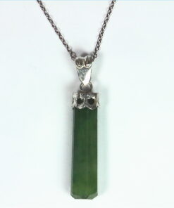 Grossular Garnet Natural Genuine Gemstone Sterling Silver Pendent PSS,970