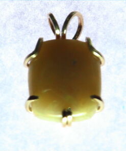 Ethiopian Opal Gold Pendent