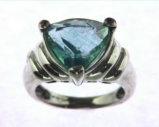 Blue Quarts In a Sterling Silver Ring