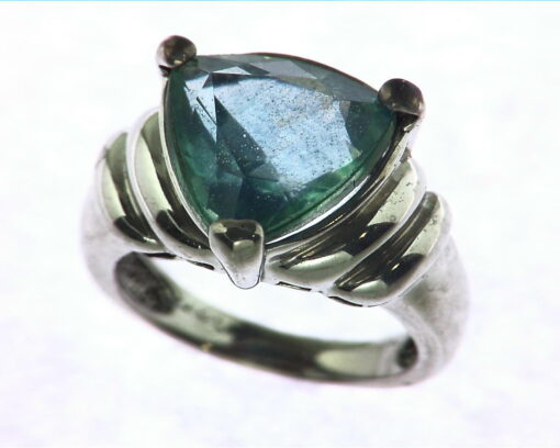 Blue Quarts In a Sterling Silver Ring